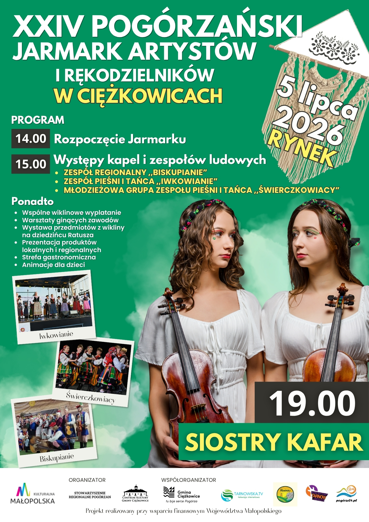 Pogórzański Jarmark Artystów i Rękodzielników_plakat